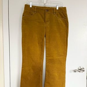 Mustard Yellow Corduroy Pants